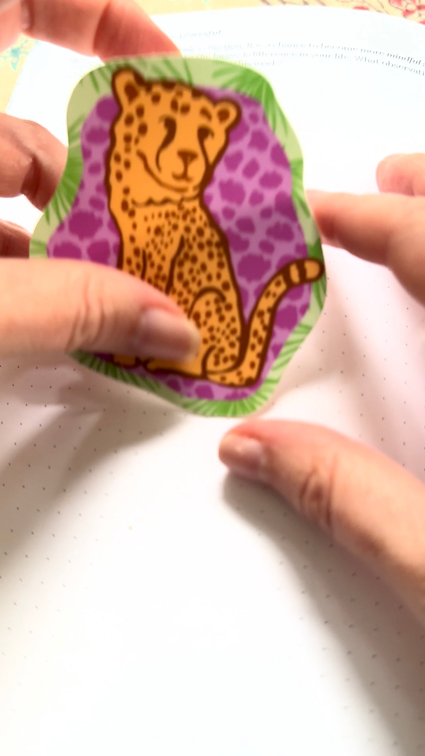 Cute Cheetah Sticker