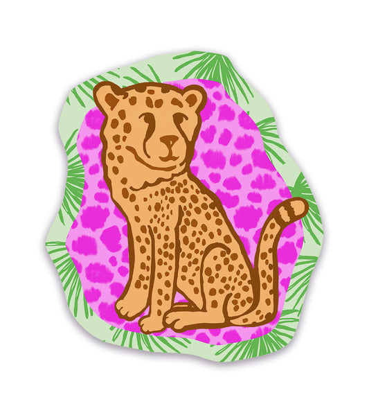 Cute Cheetah Sticker