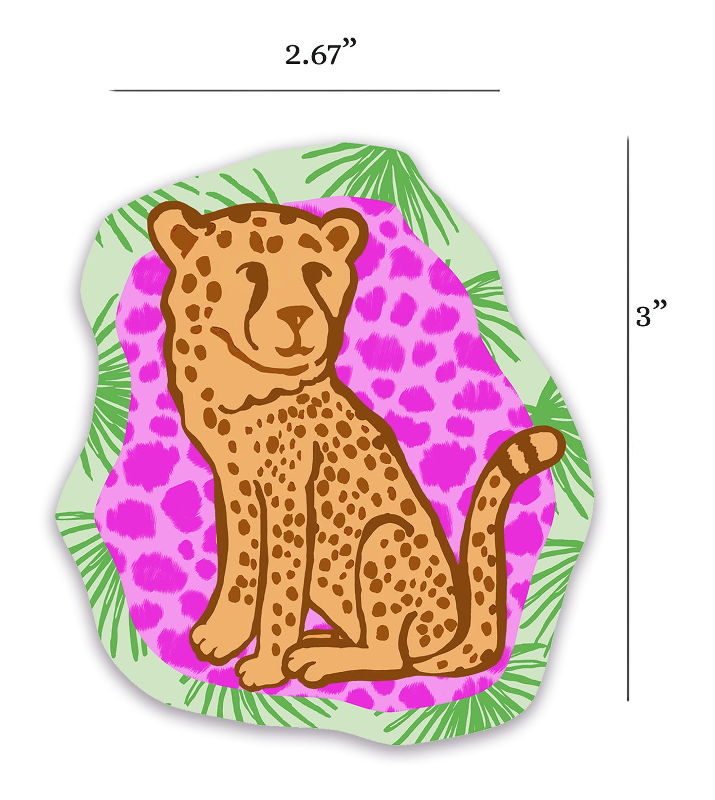 Cute Cheetah Sticker