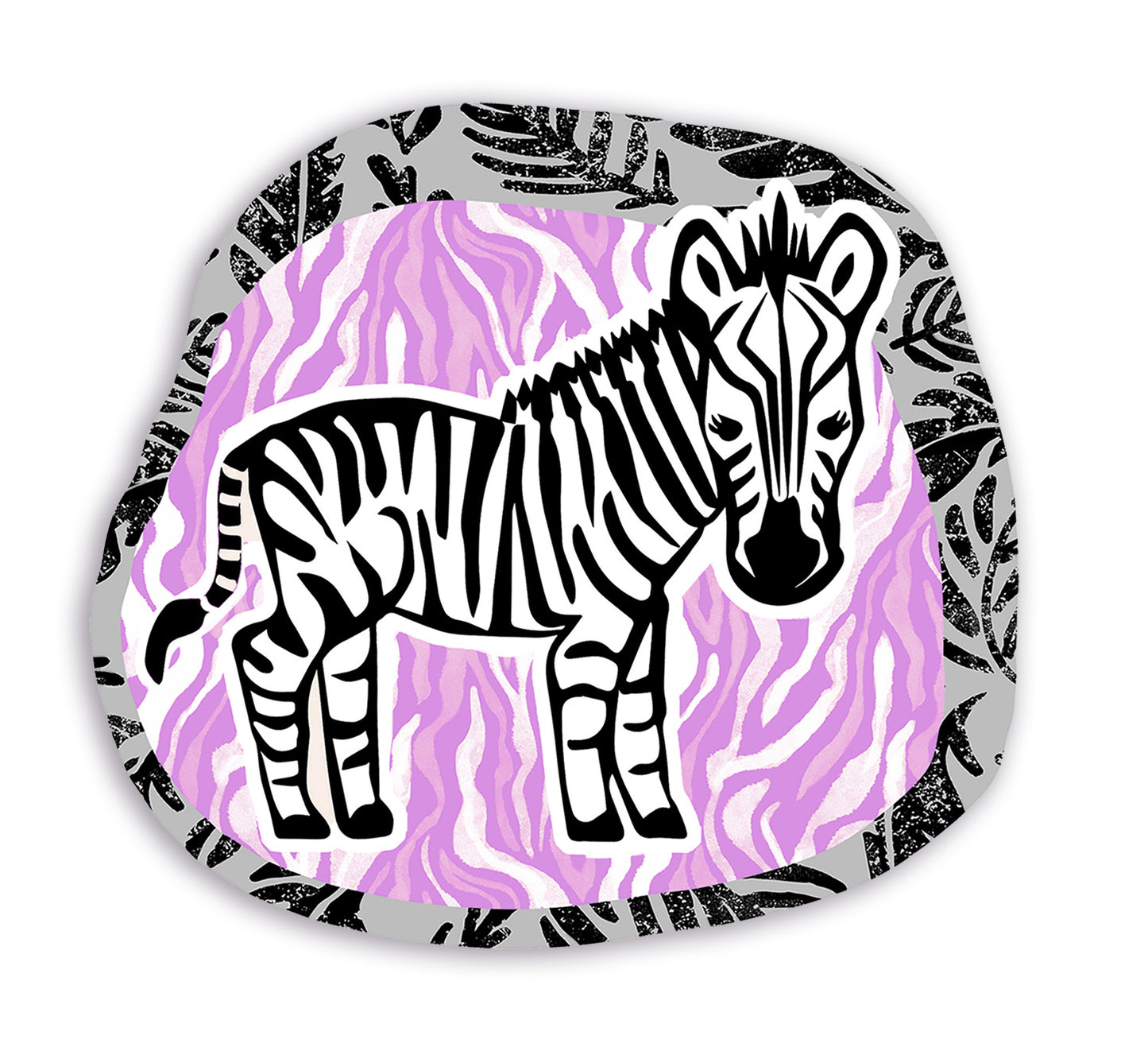 Preppy Zebra sticker